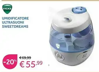 Vicks Umidificatore Ultrasuoni Sweetdreams