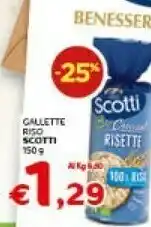 Crai Scotti Gallette Riso offerta