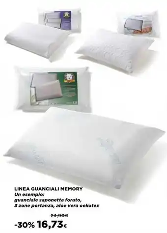 Coop Vera Linea Guanciali Memory offerta