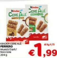 Crai Ferrero Kinder Cereale Dark offerta