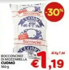 Crai Cuomo Bocconcino Di Mozzarella 160 G offerta