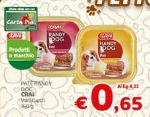 Crai Crai Pate Randy Dog offerta