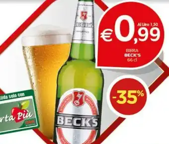 Crai Becks Beck's - Birra 99 G(ml) offerta
