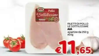 Crai Aia Filetti Di Pollo Le Sottilissime 250 G offerta