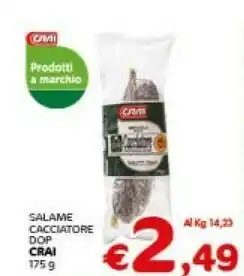 Crai Crai - Salame Cacciatore 175 G offerta