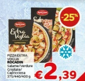 Crai Pizza Roncadin - Extra Voglia Pizza Extra Sottile Verdure Grigliate 440 G(ml) offerta