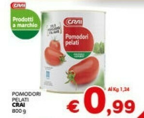 Crai Crai Pomodori Pelati 800 G offerta