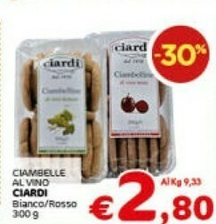 Crai Ciardi - Ciambelline Al Vino Rosso 300 G(ml) offerta