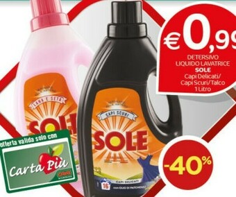 Crai Sole Detersivo Liquido Lavatrice offerta