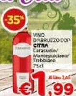 Crai Citra Trebbiano D'Abruzzo DOP 750 G(ml) offerta