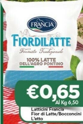 Crai Francia Fiordilatte offerta