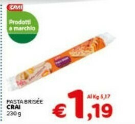 Crai Crai Pasta Brisée offerta