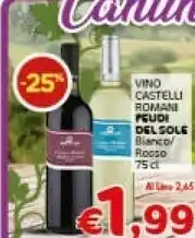 Crai Feudi Del Sole - Castelli Romani Bianco 750 G(ml) offerta