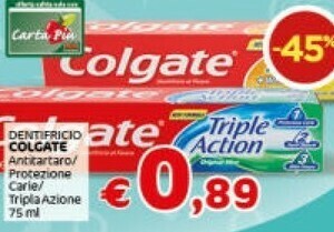 Crai Colgate Dentifricio offerta