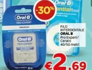 Crai Oral b Filo Interdentale Pro Expert/ Cerato offerta