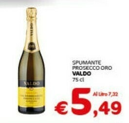 Crai Valdo - Rosè Brut Marca Oro Vino Spumante 750 G(ml) offerta