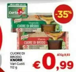 Crai Knorr Cuore Di Brodo Verdure 112 G(ml) offerta