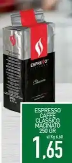Bitar ESPRESSO CAFFE CLASSICO MACINATO 250 GR offerta