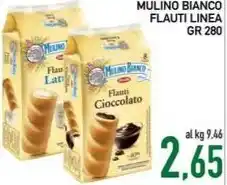 Bitar MULINO BIANCO FLAUTI LINEA GR 280 offerta