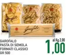 Bitar GAROFALO PASTA DI SEMOLA FORMATI CLASSICI GR 500 offerta