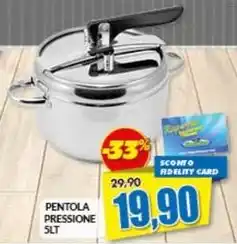 Risparmio Casa PENTOLA PRESSIONE 5LT offerta