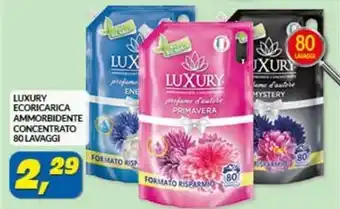 Risparmio Casa LUXURY ECORICARICA AMMORBIDENTE CONCENTRATO 80 LAVAGGI offerta