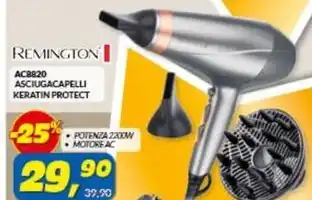 Risparmio Casa REMINGTON ASCIUGACAPELLI KERATIN PROTECT offerta