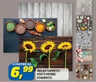 Risparmio Casa RELAX TAPPETO 44X75 MORB/ STAMPATO offerta