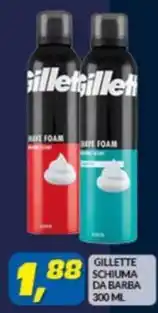 Risparmio Casa GILLETTE SCHIUMA DA BARBA offerta
