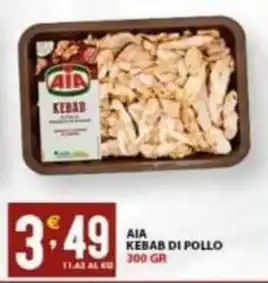 AIA KEBAB DI POLLO 300 GR