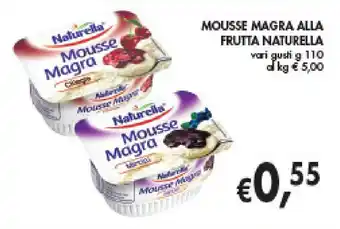 MOUSSE MAGRA ALLA FRUTTA NATURELLA vari gusti g 110