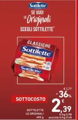 Spazio Conad SOTTILETTE LE ORIGINALI offerta