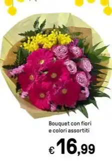 Iper La Grande Bouquet con fiori e colori assortiti offerta