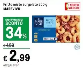 Iper La Grande Fritto misto surgelato 300 g MAREVIVO offerta