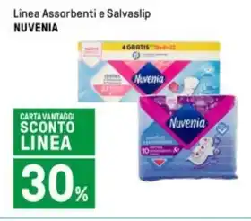 Iper La Grande Linea Assorbenti e Salvaslip NUVENIA offerta