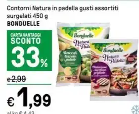 Iper La Grande Contorni Natura in padella gusti assortiti surgelati 450 g BONDUELLE offerta