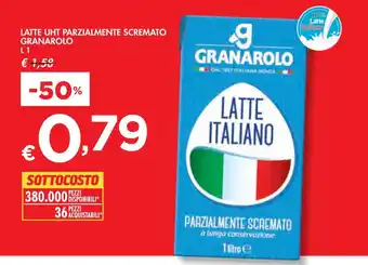 Bennet LATTE UHT PARZIALMENTE SCREMATO GRANAROLO L1 offerta