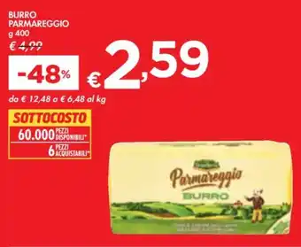 Bennet BURRO PARMAREGGIO g 400 offerta