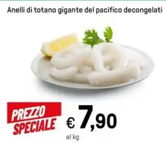 Iper La Grande Anelli di totano gigante del pacifico decongelati offerta