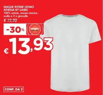 MAGLIE INTIME UOMO ATHENA BY LIABEL