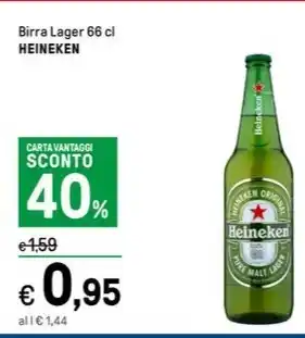 Iper La Grande Birra Lager 66 cl HEINEKEN offerta