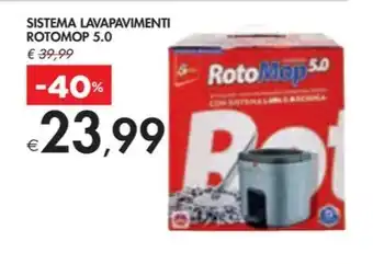 Bennet SISTEMA LAVAPAVIMENTI ROTOMOP 5.0 offerta