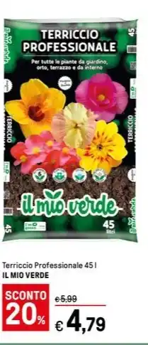 Iper La Grande Terriccio Professionale 45 l IL MIO VERDE offerta