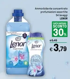 Iper La Grande Ammorbidente concentrato profumazioni assortite 54 lavaggi LENOR offerta