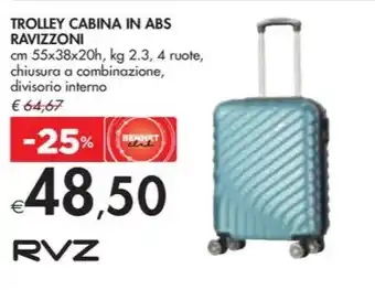 Bennet TROLLEY CABINA IN ABS RAVIZZONI offerta