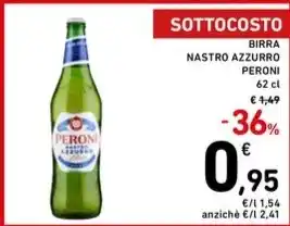 Spazio Conad BIRRA NASTRO AZZURRO PERONI offerta