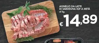 Bennet AGNELLO DA LATTE DI SARDEGNA IGP A METÀ offerta
