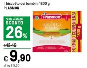 Il biscotto dei bambini 1800 g PLASMON