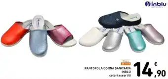 PANTOFOLA DONNA SANITARIA INBLU colori assortiti