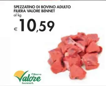 Bennet SPEZZATINO DI BOVINO ADULTO FILIERA VALORE BENNET offerta